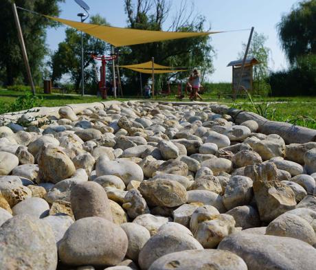 Kneipp-féle mezítlábas ösvény - szabadidő park