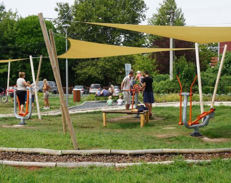 Kneipp-féle mezítlábas ösvény - szabadidő park