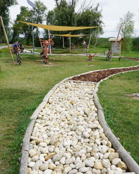 Kneipp-féle mezítlábas ösvény - szabadidő park