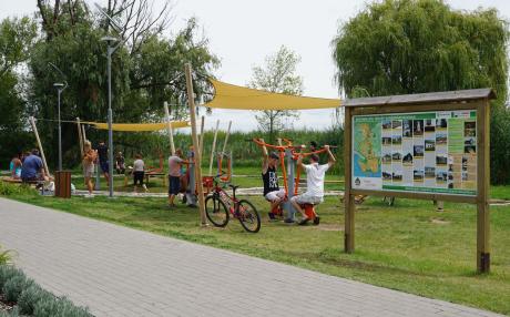Kneipp-féle mezítlábas ösvény - szabadidő park